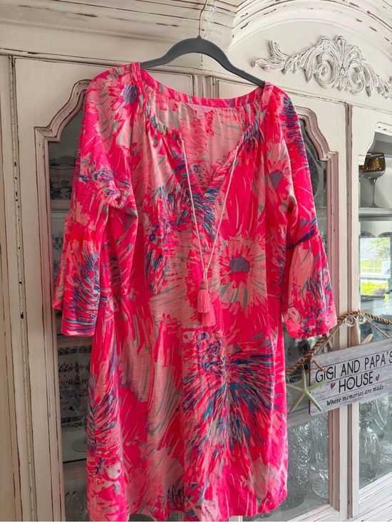 Lilly Pulitzer Dresses & Skirts - Lilly Pulitzer Pink and Hot Pink Floral Tunic